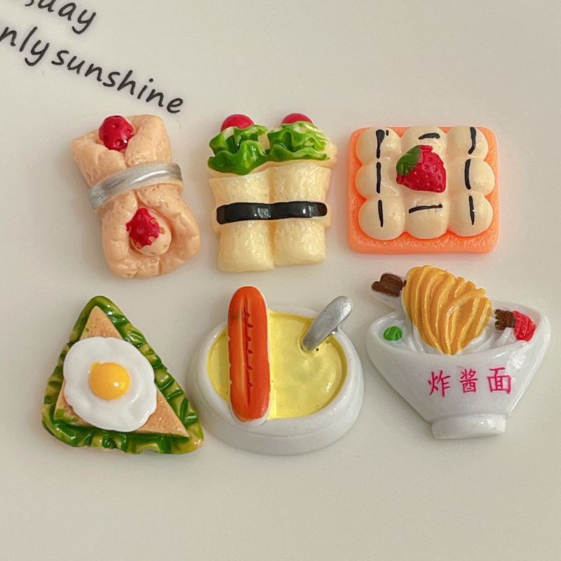 ลดล้างสต๊อกบะหมี่นมถั่วเหลืองชุบแป้งทอดอุปกรณ์เรซินเจลครีมเคสโทรศัพท์มือถือ DIY เครื่องประดับผมรองเท้าหลุมวัสดุแฮนด์เมด ok8x
