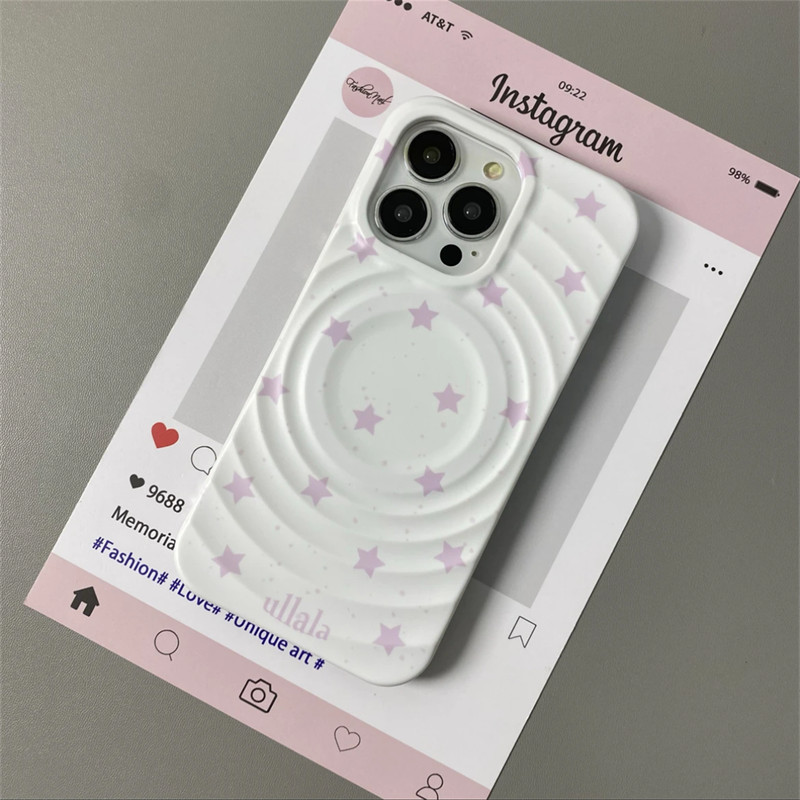 Splash Ink Powder Star Boyang Magnetic Case เหมาะสําหรับ Apple 16 เคสโทรศัพท์ iPhone1513 กันกระแทก 14