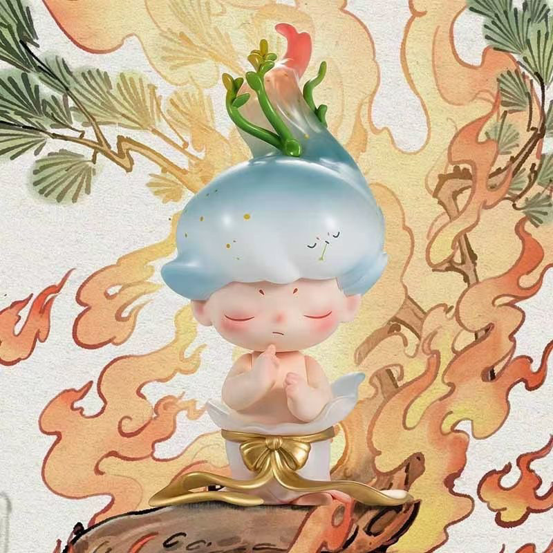 Matchless POP MART ครบรอบ 14 ปีรูป Mystery กล่อง Figurine กล่องตาบอดตุ๊กตาน่ารัก Art ของเล่นสําหรับฮาโลวีนคริสต์มาสของขวัญปีใหม่