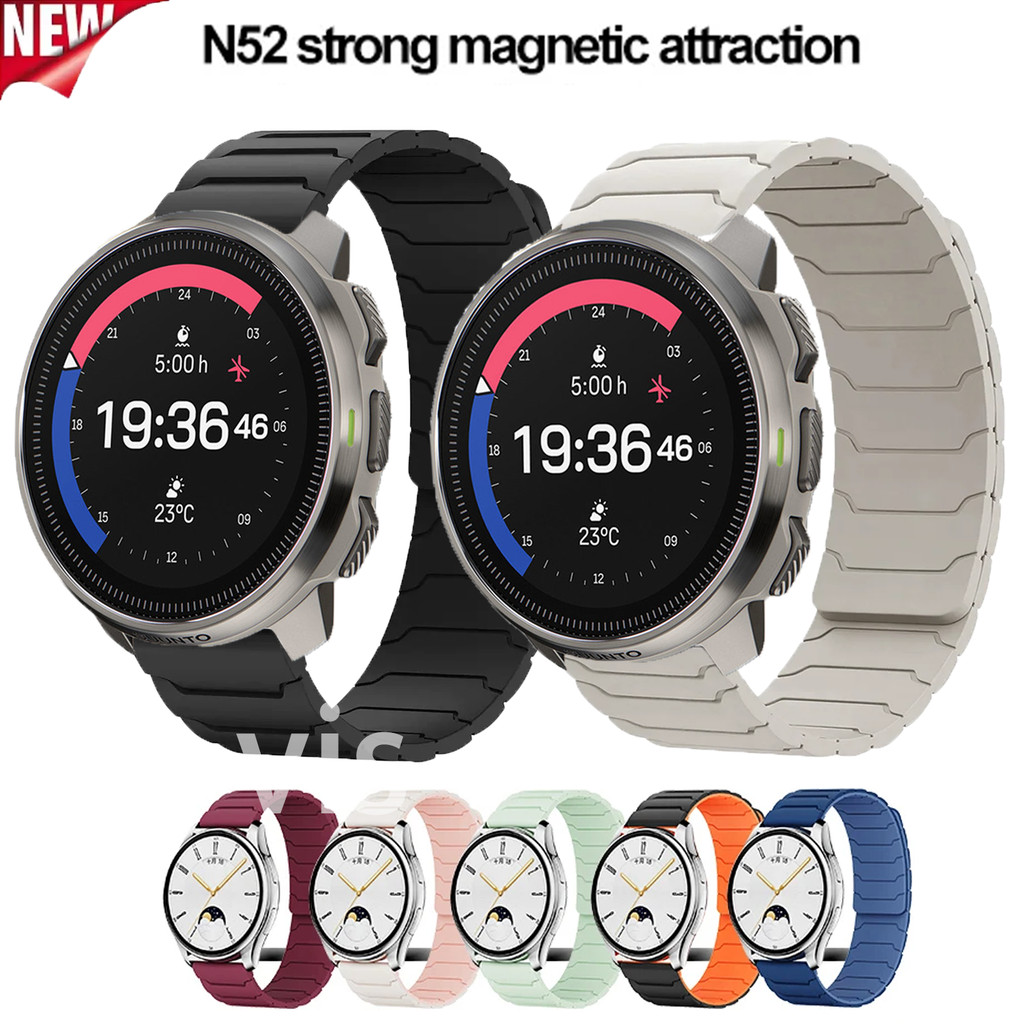 สายรัดแม่เหล็กสําหรับ SUUNTO Run Race 9 5 3 Peak DLC/PRO SUUNTO RACE/VERSAL/OCEAN/ฟิตเนสกันน้ําเหงื่อหลักฐานเปลี่ยนวงดนตรี