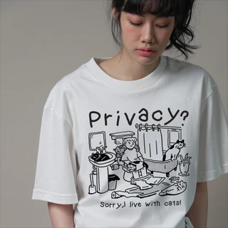Strayandcool เสื้อยืดโอเวอร์ไซส์ "Privacy ?" Oversized T-shirt