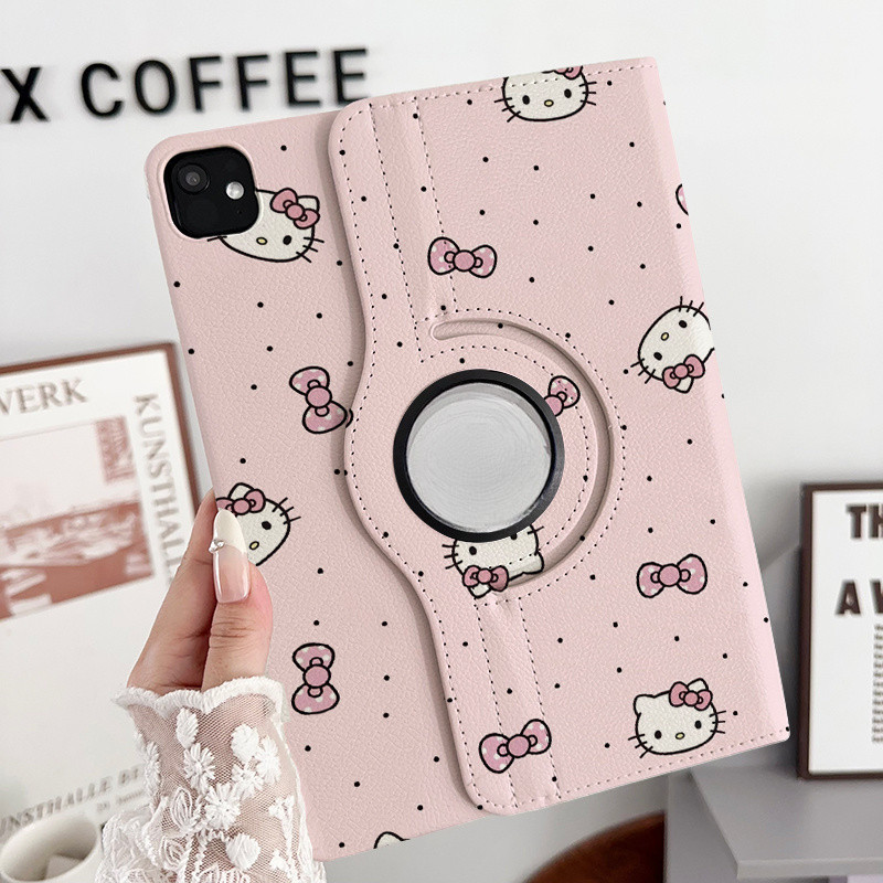 Bow Hello Kitty Redmipad SE เคสป้องกัน 6spro Xiaomi 12.7 นิ้วการ์ตูน 6spro Xiaomi 7 เคสหนังสําหรับแท