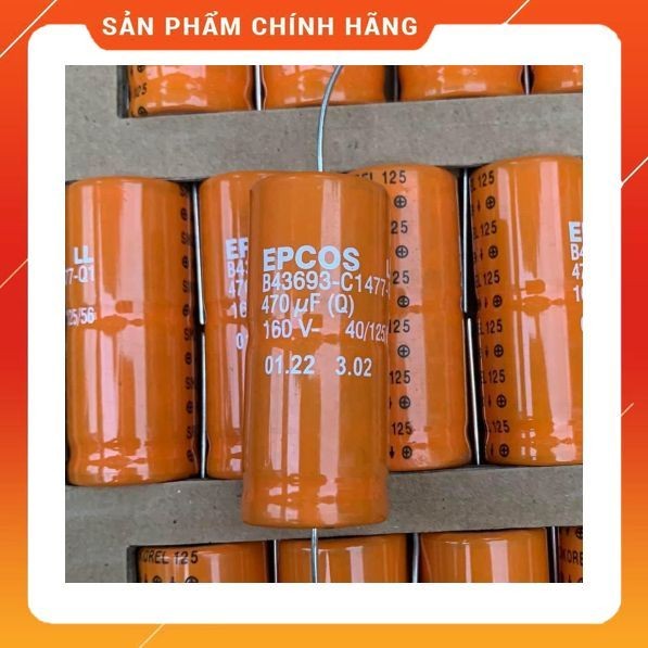 Epcos ตัวเก็บประจุ 160V 470UF, 160V470UF, 470UF160V, 470UF 160V (สินค้ามาตรฐานแท้)