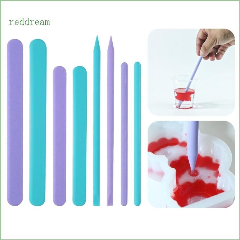 แท่งกวนอีพ็อกซี่สีเหลว REDD กาวเรซิน เครื่องมือ DIY สามารถใช้ใหม่ได้