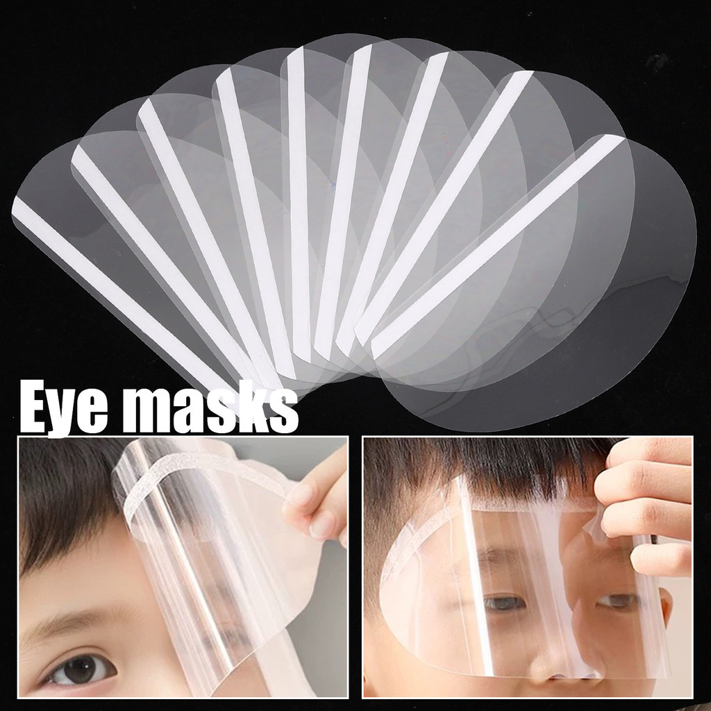 อุปกรณ์ตัดผม-แต่งหน้าฝักบัวVisors-Eye & หน้าผากProtector - 25/50/75/100Pcs Disposable Salon Face Cov