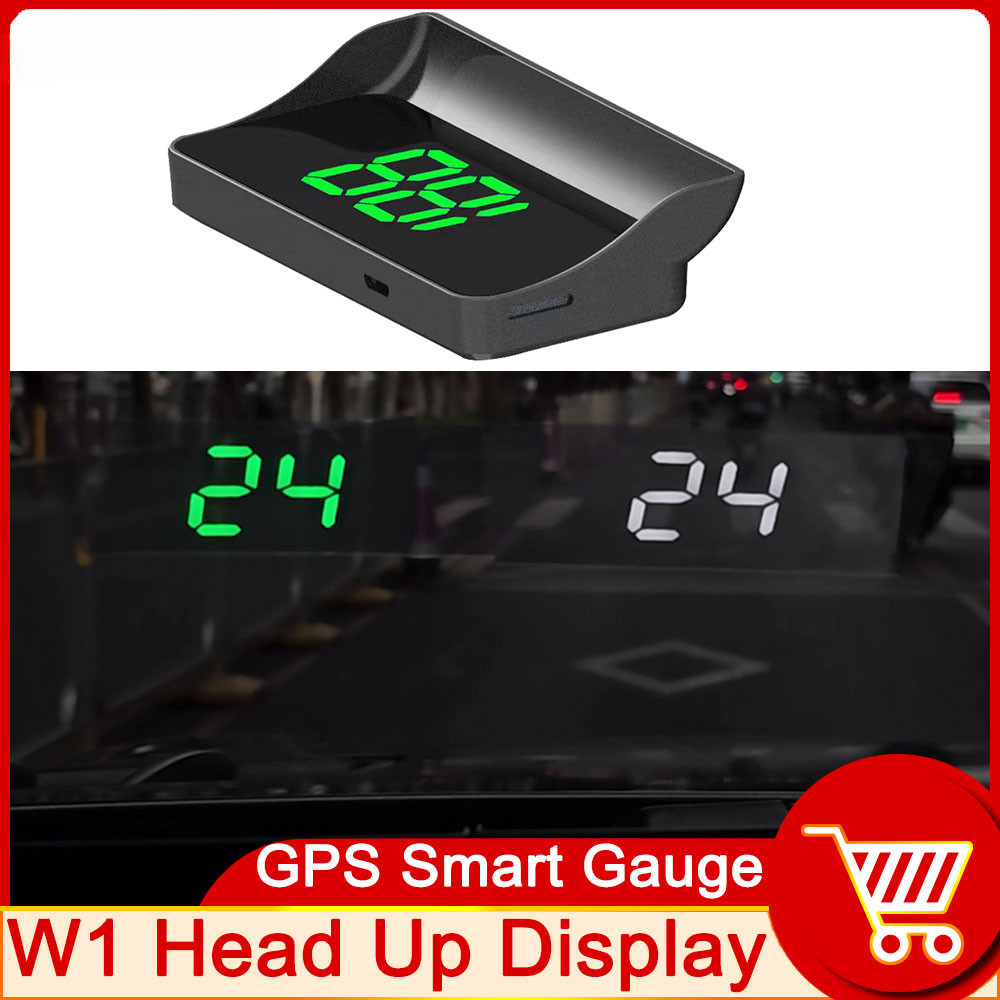 รถ Head Up จอแสดงผล HD GPS Speedometer ความเร็ว KMH ดิจิตอล HUD กระจกโปรเจคเตอร์สําหรับรถยนต์ทั้งหมด Auto Electronics อุปกรณ์เสริม