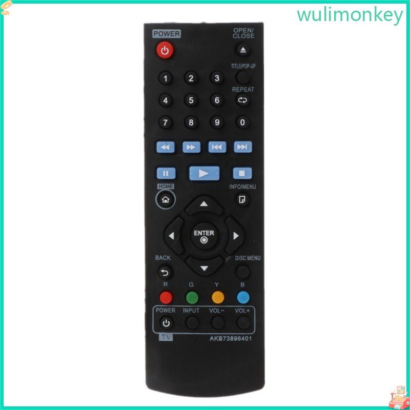 WU เปลี่ยนรีโมทคอนโทรล AKB73896401 สําหรับเครื่องเล่น DVD BLURAY DISC BP135