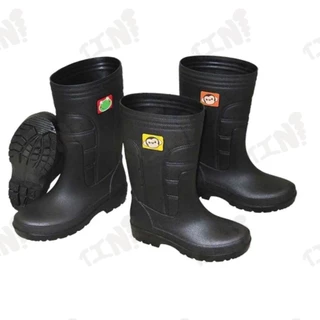 PradoGang/Canueรองเท้าบู๊ทพื้นยาง เนื้อฟู รุ่น222/B01 สูง12นิ้ว