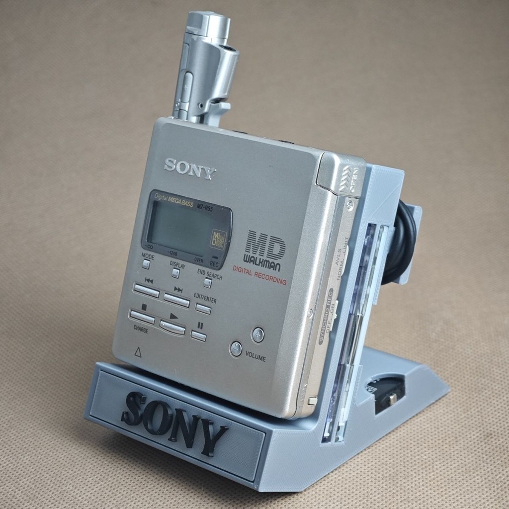 Walkman Display Storage Stand เหมาะสําหรับ Sony/Sharp/Panasonic/Jianwu MD Black Brick