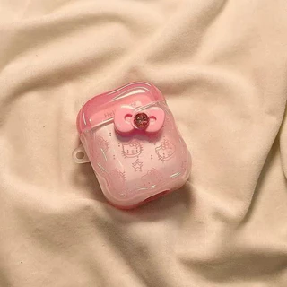 น่ารัก AirPods 4/3/2/1 เคสหูฟัง AirPodsPro2 ซิลิโคนป้องกันการตกฝาครอบป้องกัน