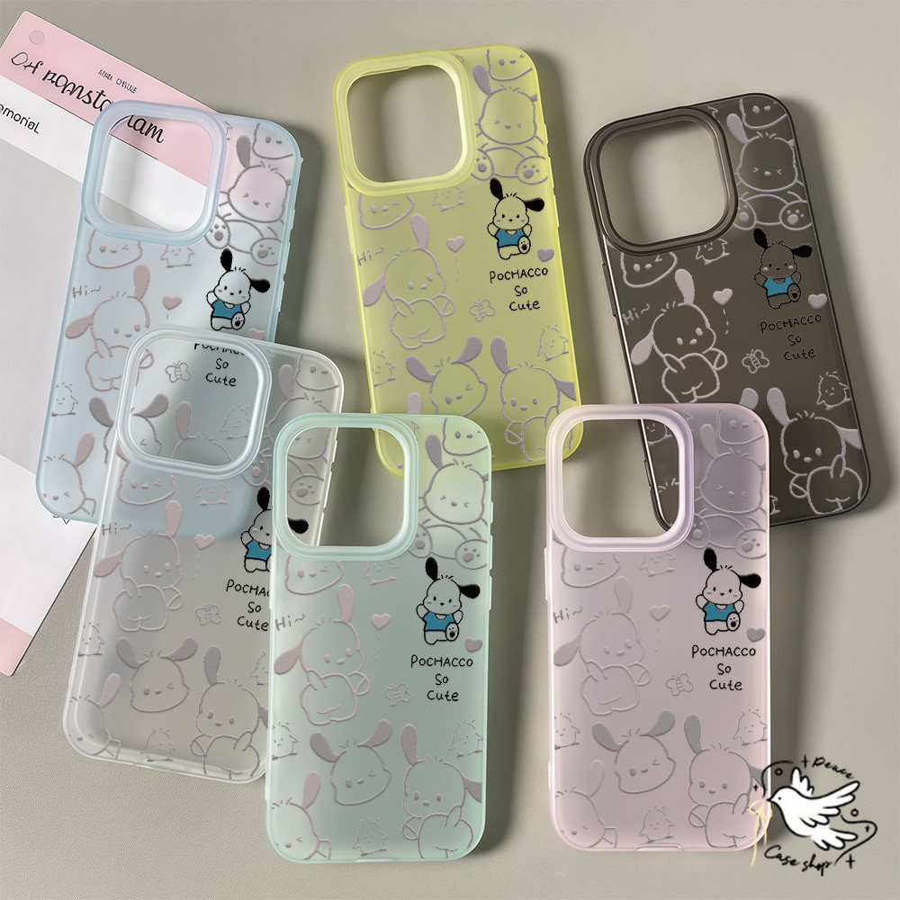 COD-ในไทย เคสผิวด้านไอโฟน11 น้องหมาน่ารัก เคส for iPhone 11 12 13 16 14 15 pro max xs xr 7P 8P เคสเกาหลี ใช้กับเคสไอโฟน