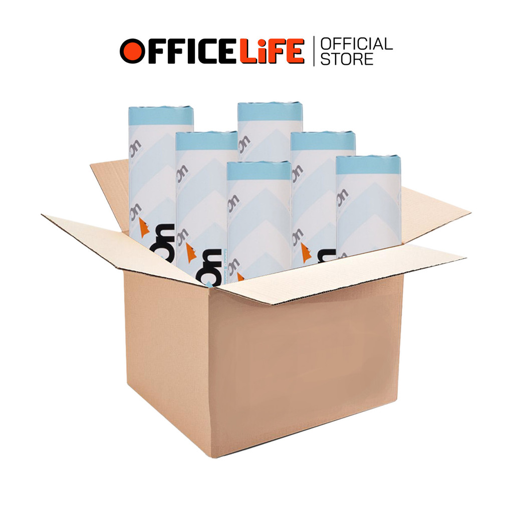 Go On (โกออน) กระดาษแฟกซ์ กระดาษ Fax ทนความร้อน รุ่น 210 / 216 ยาว 30 หลา แกน 1 ซม. ห่อฟ้า ห่อส้ม ( 