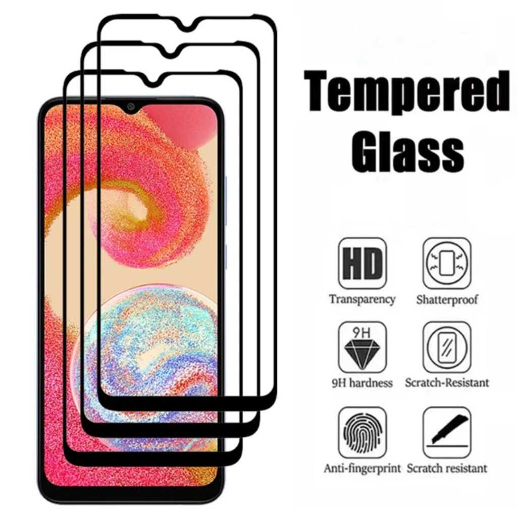 ฟิล์มกระจกนิรภัย SAMSUNG A04 A04E A04S FULL GLUE FULL COVER
