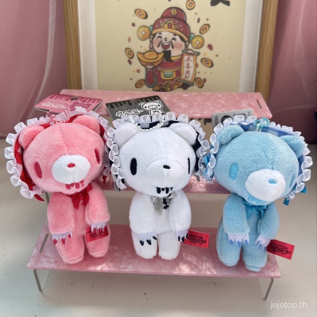 รุนแรงหมีเลือดหมีสีชมพู ขนมเปียกปูน ตุ๊กตาของขวัญวันเกิดสาวน่ารักจี้