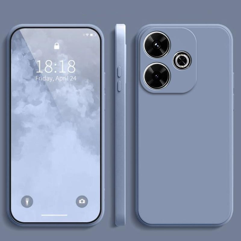 เคส Redmi 13X/13/13C/12C/12/10C/10A/10/9/9A/9C/9T/Redmi 14C SimpleสีธรรมดาAnti DROPซิลิโคนป้องกันกรณีYT - รูปที่ 6