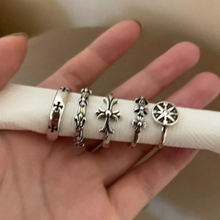 บุคลิกภาพข้ามเปิดแหวนสําหรับผู้หญิงแฟชั่นที่เรียบง่ายดัชนีแห…