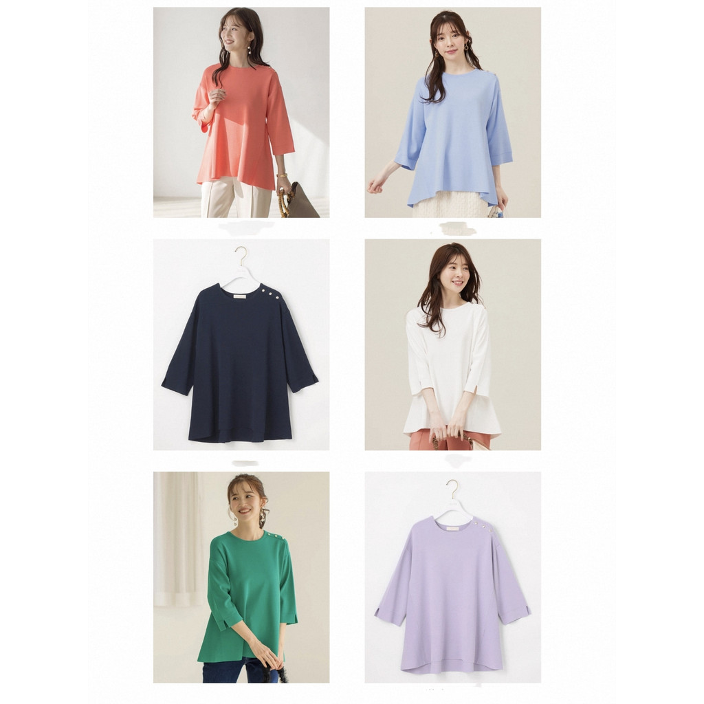 ญี่ปุ่น Single anysis Contact Cool Feeling เรยอนไหมแบนถักเสื้อกันหนาวหลวมกลางแขนเสื้อ