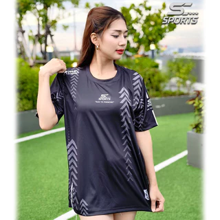 SC Sports เสื้อกีฬา เสื้อพิมพ์ลาย Run01-สีดำ งานจริงสวย สีสด หนา145g นุ่มลื่นใส่สบาย