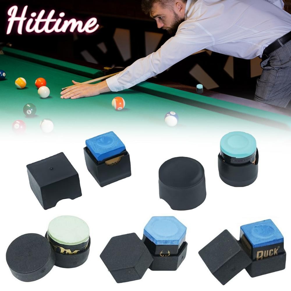 HITTIME กล่องเก็บชอล์กบิลเลียด ขนาดสแควร์ 6 ด้าน ทนทาน ป้องกันรอยเปื้อน J9X9