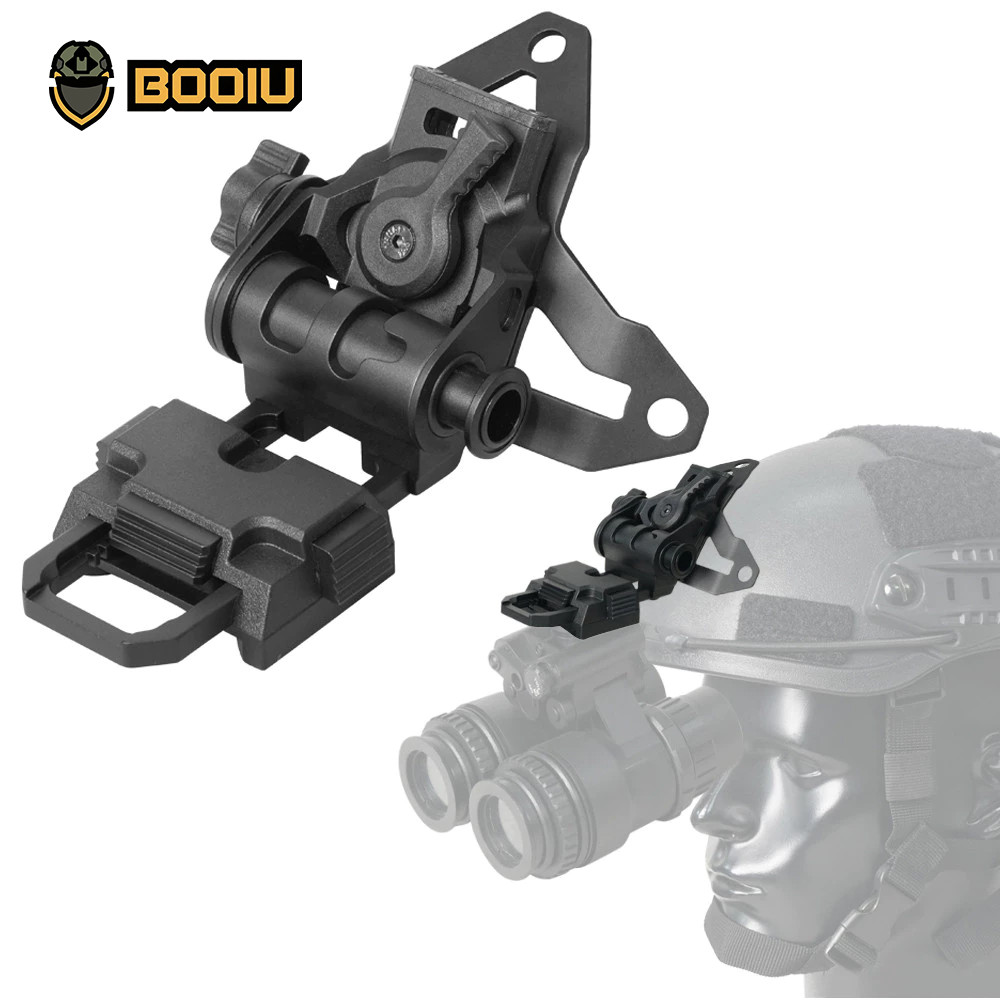 BOOIU ยุทธวิธีโลหะ L4G69 NVG Mount Bracket สำหรับNight Vision Goggles PVS14 PVS15 PVS18 และหมวกกันน็