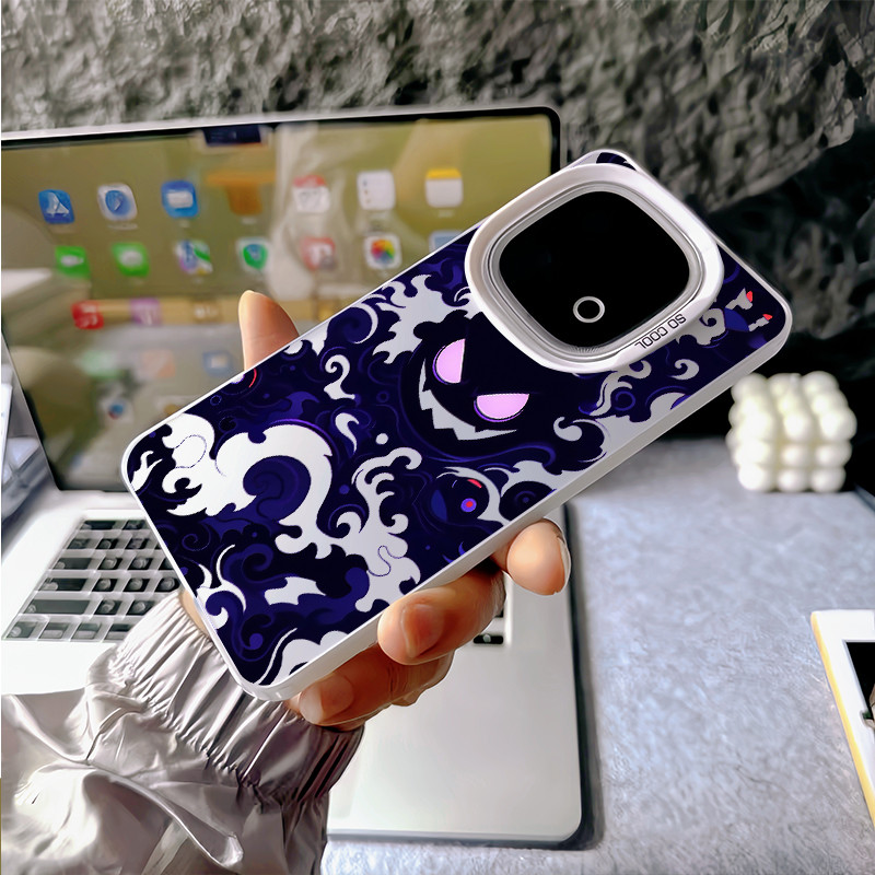 สําหรับ iQOO 15 13 12 Pro Z10 Turbo Z9 Z9X Neo 11/Neo 10 Pro Neo 9 Pokemon Nightmare Gengar Micro Matte เคสโทรศัพท์สําหรับ iQOO Z9 Turbo Z8 กันกระแทก iQOO กรณี