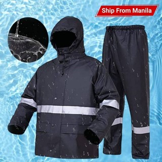 Rain Coat kapote For Motorcycle Waterproof Poncho Raincoat Men Women With Reflector Rainsuit