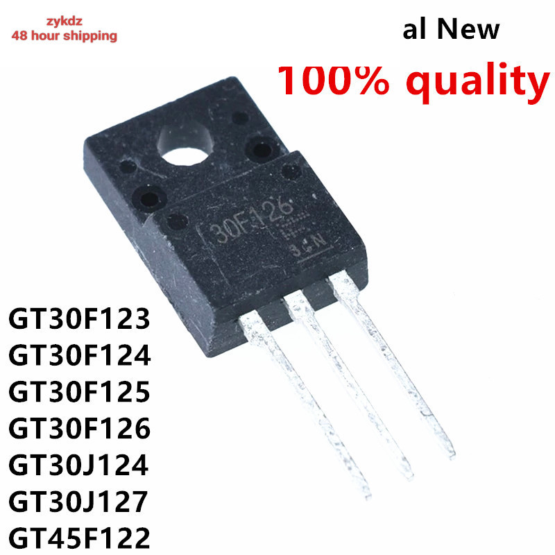 สินค้าใหม่ 10PCS GT30F124 TO-220F 30F124 GT30F123 30F123 GT30F125 GT30F126 GT30J124 30J124 GT30J127 