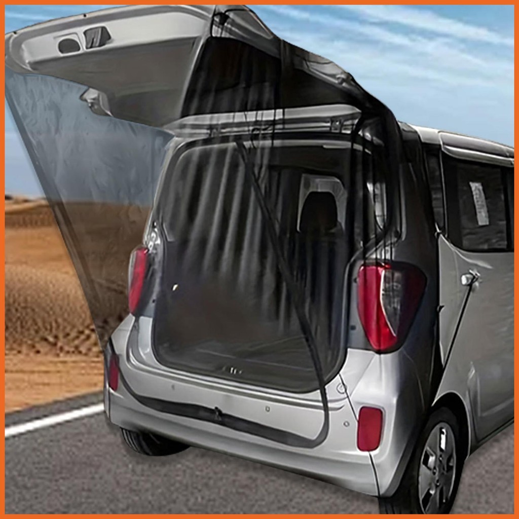 SUV Trunk สุทธิ Breathable Anti-UV SUV Camping Cooler สุทธิแม่เหล็ก SUV รถ Tailgate ตาข่ายหน้าจอ 2-W