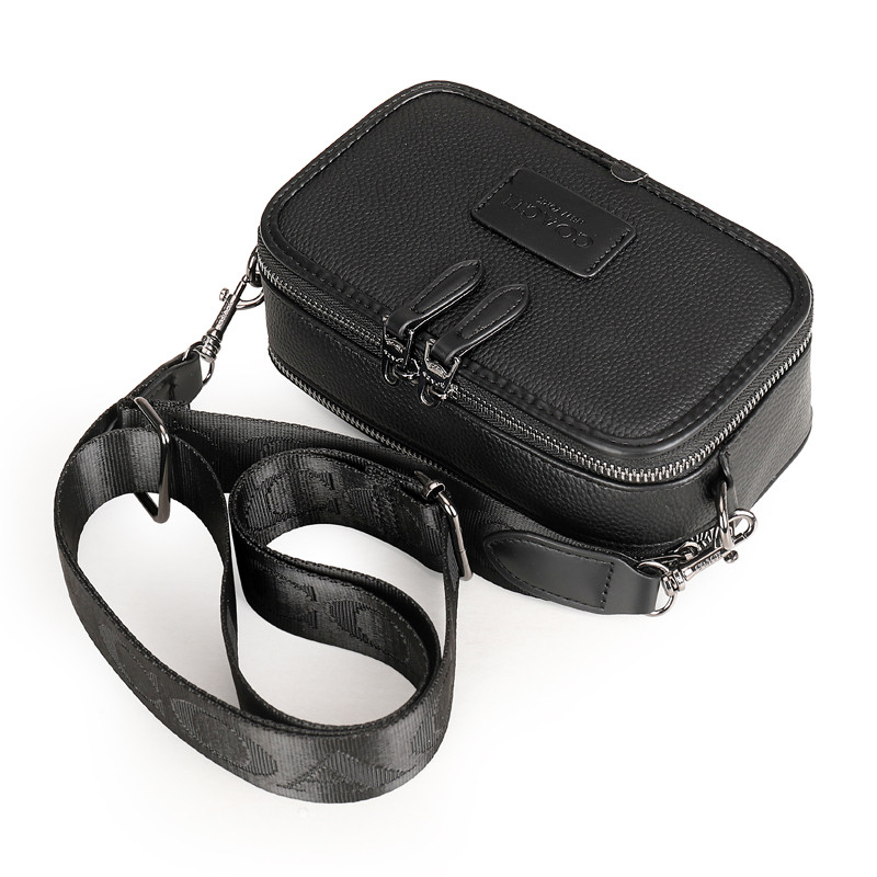 ที่มีคุณภาพสูงผู้ชายแฟชั่นข้ามร่างกายอานกระเป๋า/ไหล่ตารางกระเป๋า - รูปที่ 3