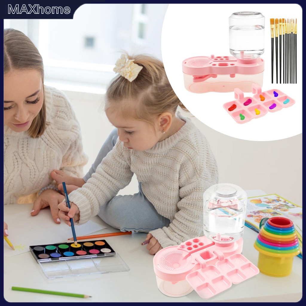 เครื่องมือทําความสะอาดแปรงสีทําความสะอาดแปรงทาสีที่ใช้งานได้จริงสําหรับศิลปินขนาดเล็กและเด็กเริ่มต้น