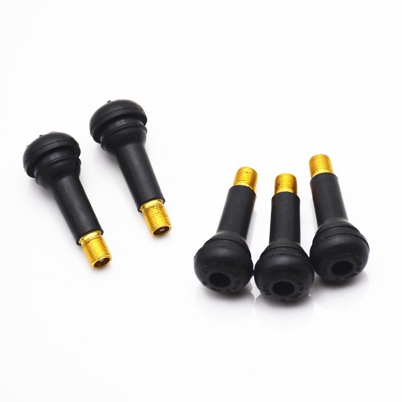 100ชิ้น/ถุง จุกลม จุ๊บยางรถยนต์ จุกยางดำ พร้อมศร TR412 TR413 TR414 TR415 - รูปที่ 4