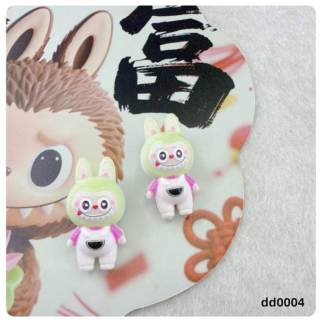 พวงกุญแจแบบแนวตั้ง ทำจากอะคริลิกและลูกปัด การ์ตูนน่ารัก สำหรับสร้อยข้อมือหรือกระเป๋า - รูปที่ 6