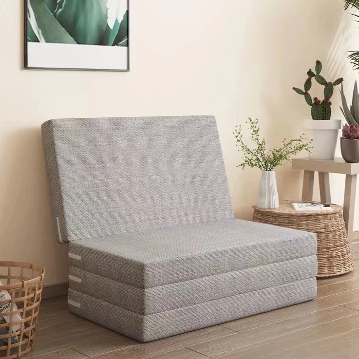 ที่นอนทาทามิสำนักงาน หนาสี่พับที่นอนฟองน้ำนักเรียน Office Tatami Mattress Thickened Four Folding Sponge Mattress
