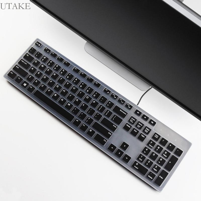Utake คีย์บอร์ดกันน้ําฝาครอบป้องกันฟิล์มกันฝุ่นซิลิโคนสําหรับ KB216 KM636 3277