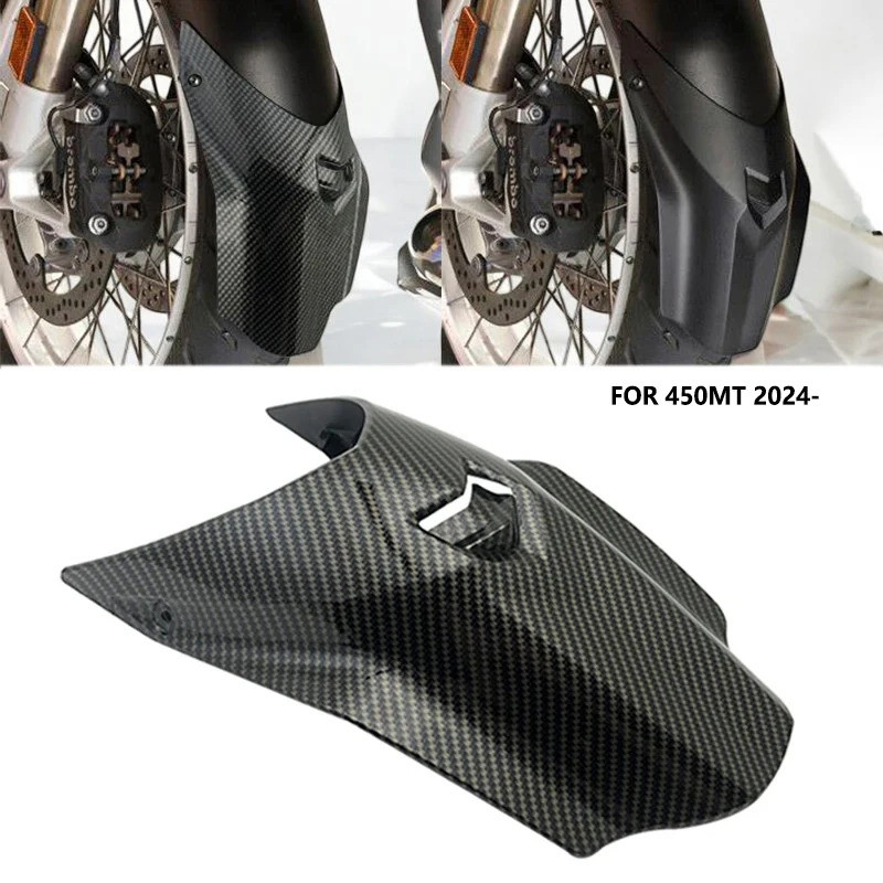GF 450MT Motorcycles Carbon Front Fender Extender Mudguard Extension Splash Guard Tire Hugger For CF