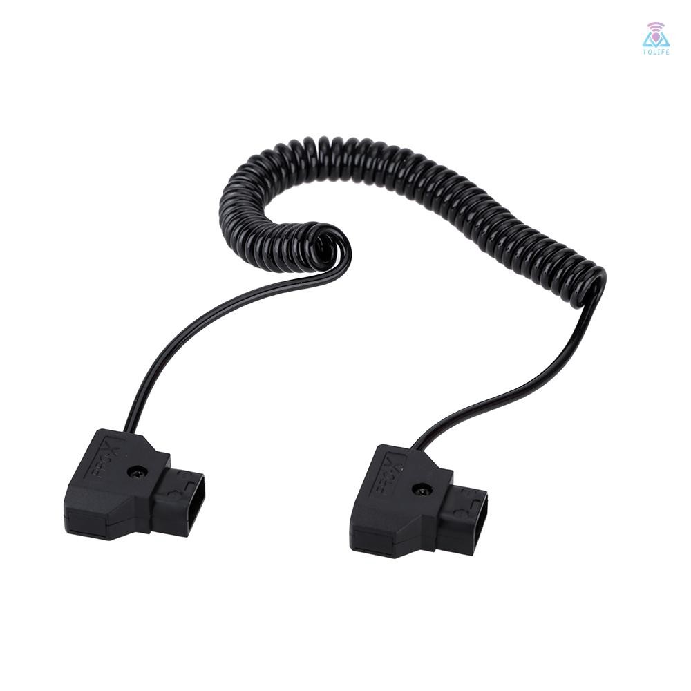 D-TAP 2 Pin Male to Male Extension Adapter Cable for DSLR Rig Battery Dtap to Dtap สายยางยืด 1M