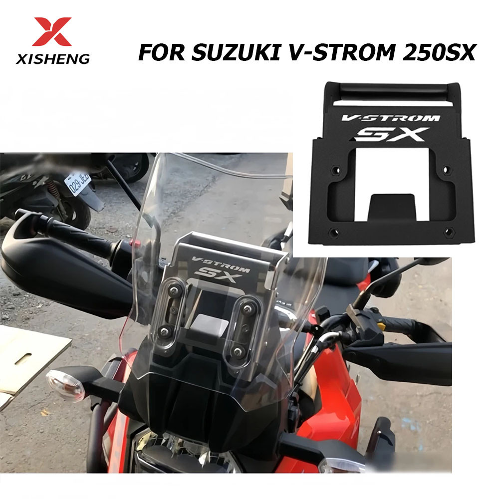 สําหรับ Suzuki V-STROM 250 SX VSTROM 250SX 2022-2025 กระจกรถจักรยานยนต์ยก GPS Navigation Bracket