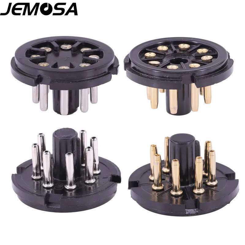 Bakelite 8Pin ซ็อกเก็ต S8AEH สําหรับ KT88 EL34 6SN7 6SL7 6V6 6L6 6550 GZ34 สูญญากาศหลอดเครื่องขยายเส