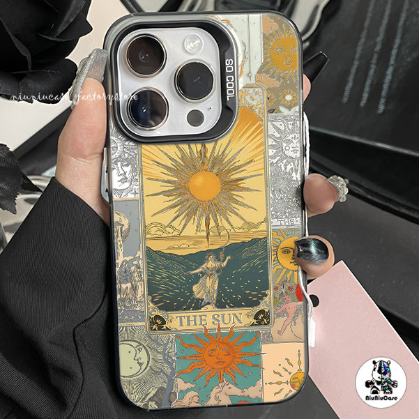 เคสไอโฟน11 ที่มีแสงอาทิตย์แดดจัด เคส For iPhone 16 15 11 13 14 12 Pro Max 7 16 8 14 15 Plus XR X XS MAX ผ้าคลุมอ่อน ๆ