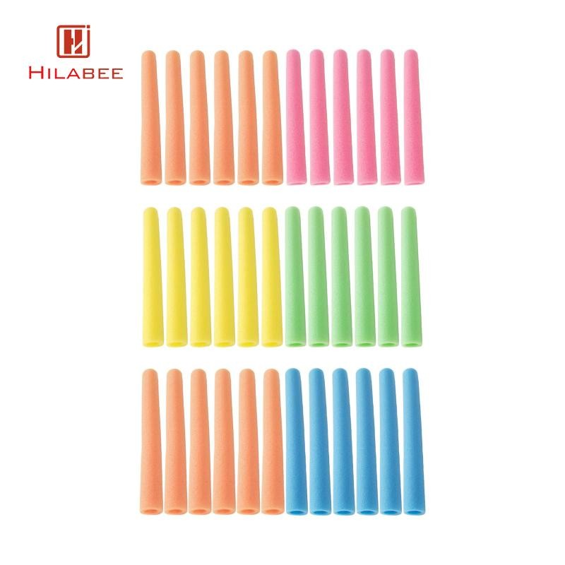HILABEE แทรมโพลีน 12 ชิ้น พลาสติกโฟม มีแขนปรับได้ ขนาด 40 ซม. ใช้กลางแจ้งและในร่ม