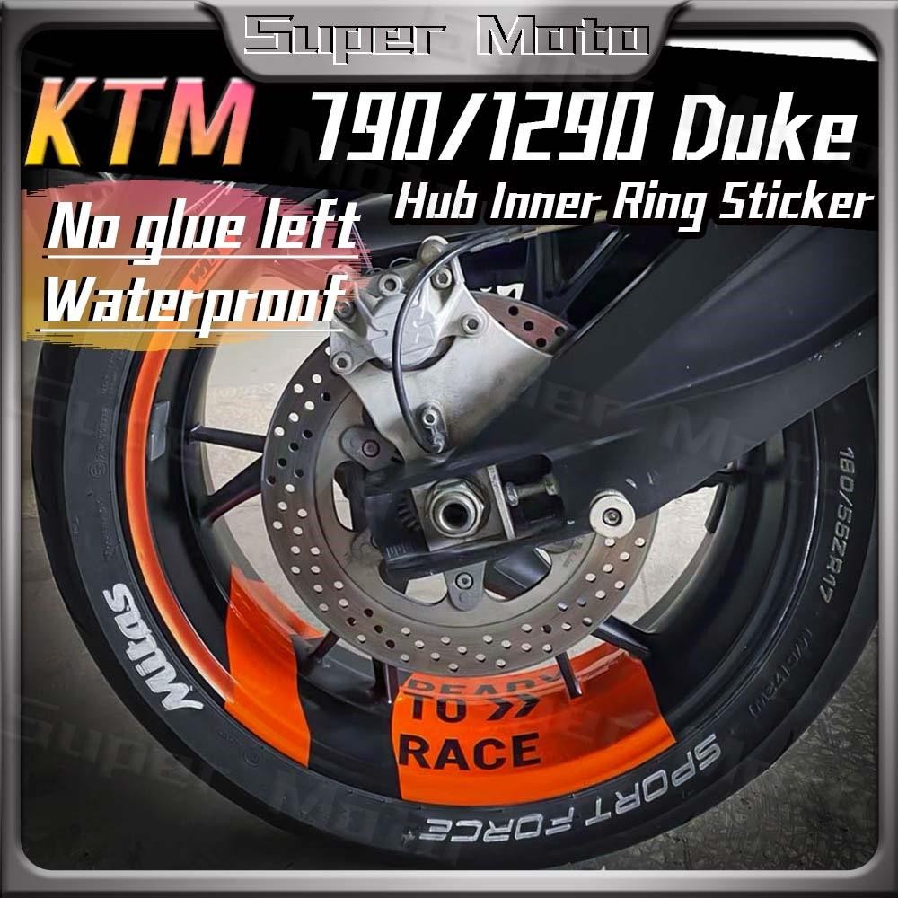 รถจักรยานยนต์ล้อสติกเกอร์ขอบ Decals เทป Motocross อุปกรณ์เสริมกันน้ําสําหรับ KTM 1290 SUPER ADVENTUR