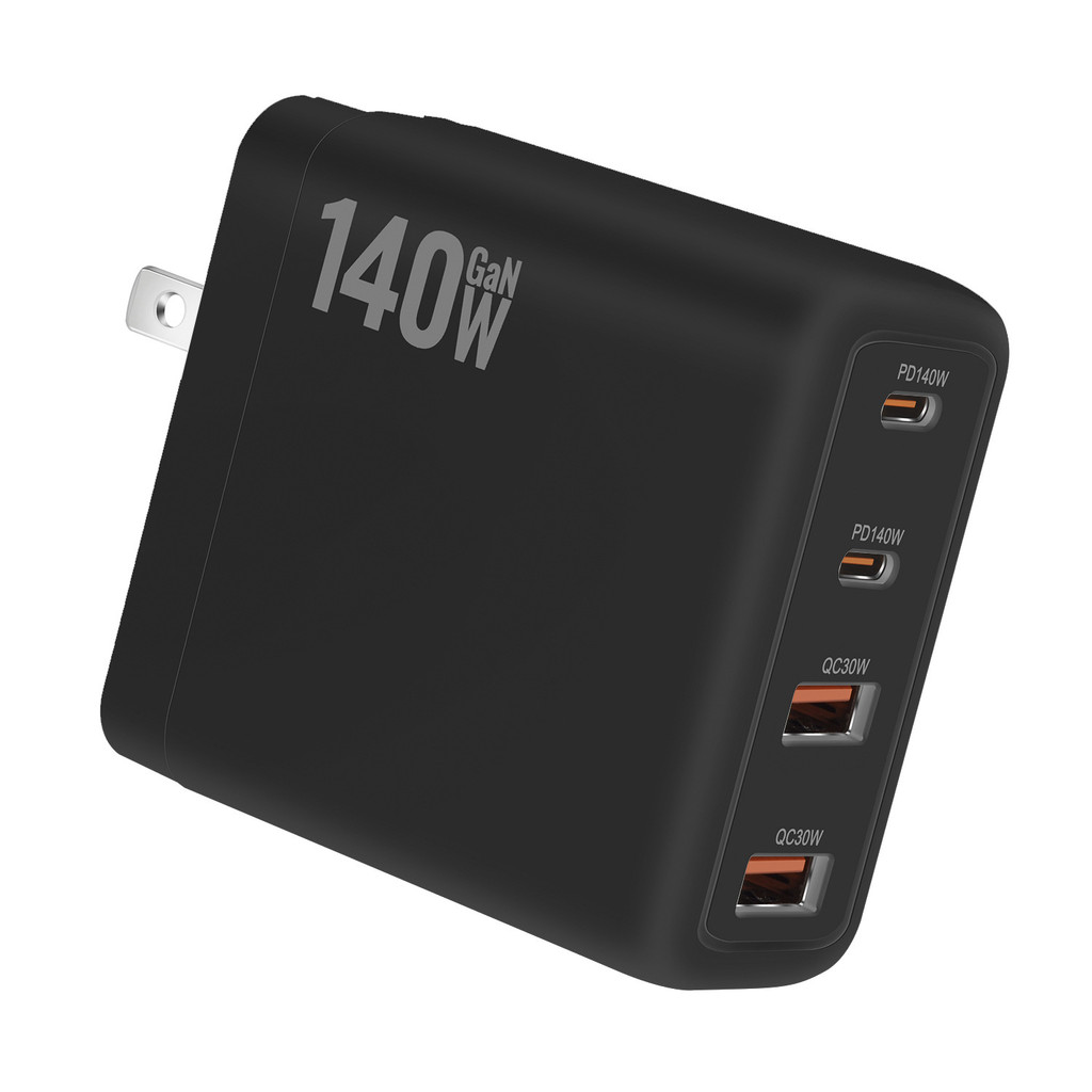 140W GaN PD3.1 Charger 140W อะแดปเตอร์พินเปลี่ยนได้แบบพับได้สไตล์ใหม่ 140W Charger
