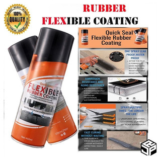 Quick Seal Waterproof Rubber Coating Spray (450ml) – Flexible Leak Sealant for Roof & Pipe
