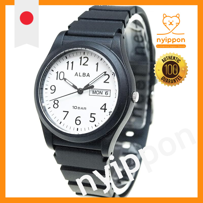 Seiko Watch Alba Sports Quartz AQPJ410 Men's Black
