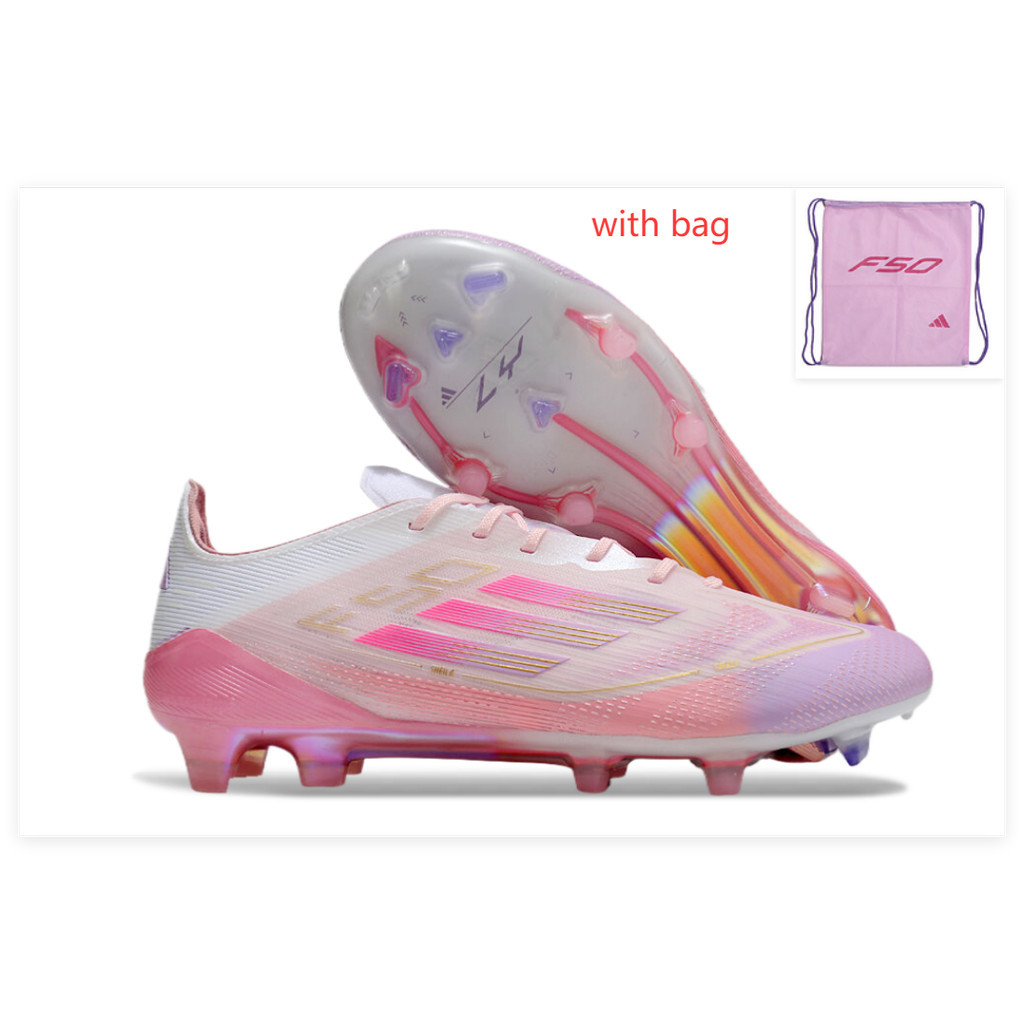 รองเท้าฟุตบอลกลางแจ้ง Lamine Yamal X F50 Neymar X F50 สีพาสเทล ไซส์ 35-46 สำหรับคนทุกวัยและเพศ