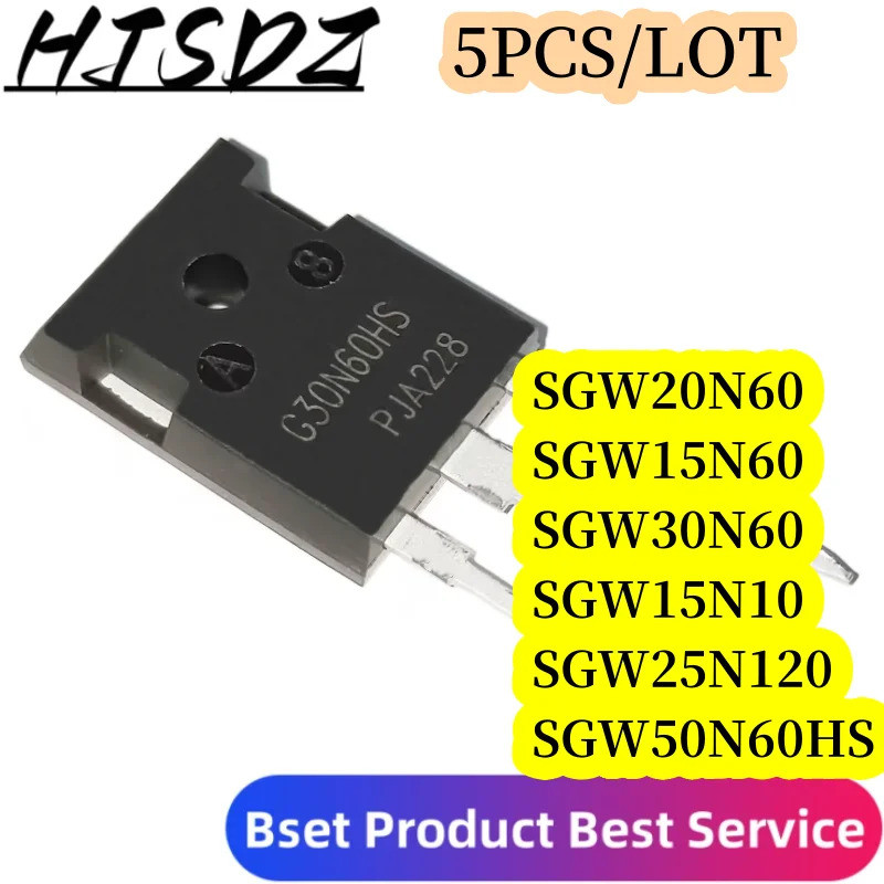 1-5PCS SGW20N60 G20N60 SGW15N60 SGW30N60 SGW15N120 SGW25N120 SGW50N60HS 20N60 G15N60 G30N60 G15N60 J