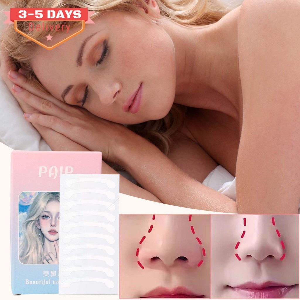 [3-5 วันมาถึง]1-3กล่อง แผ่นแปะจมูกที่มองไม่เห็นแบบใส  |กันน้ําและติดทนนาน Adhesion สําหรับใช้ทุกวัน/