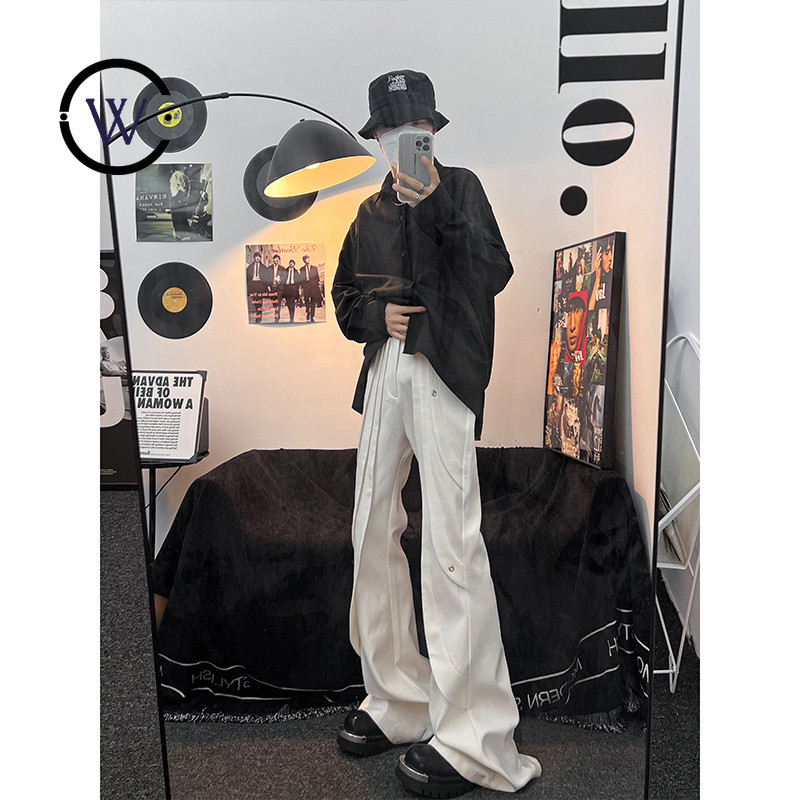 Dark Series 25 สำหรับฤดูใบไม้ผลินี้และฤดูร้อน ดีไซน์เฉพาะตัว ดูสะอาดตามากขึ้น กางเกงขาสแล็กแบบกระชับ