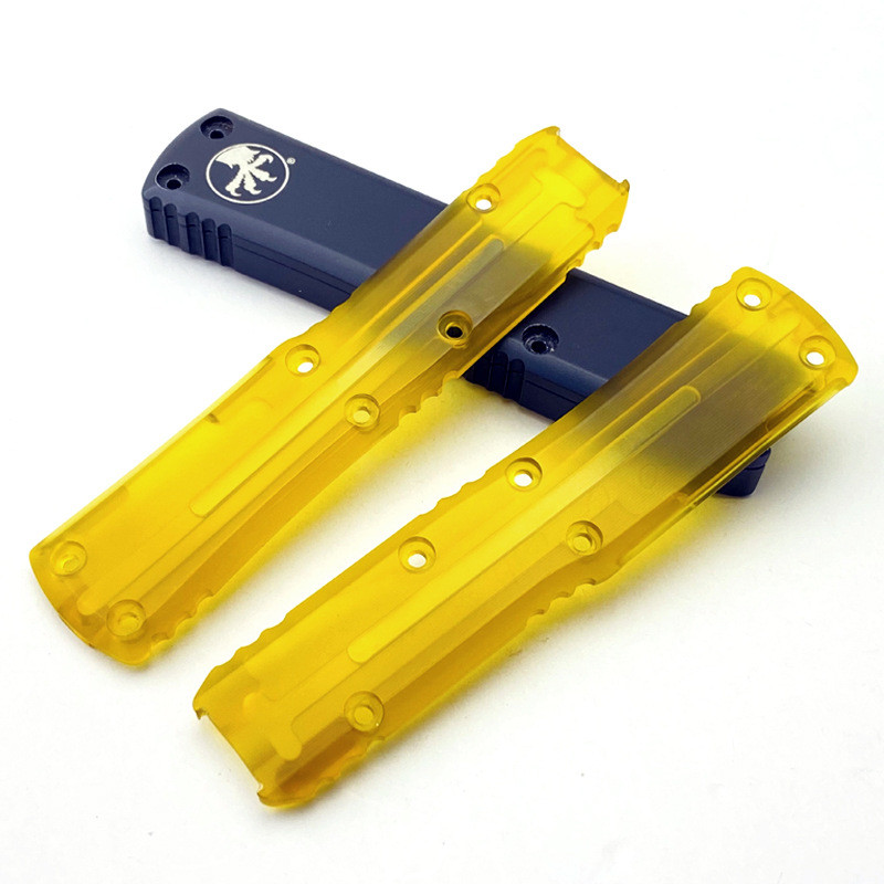 微技术透明刀柄 Microtech UTX-85 OTF 透明贴片手柄配件