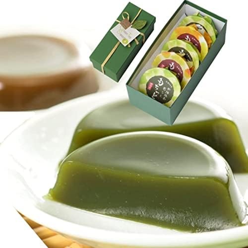 【Direct from Japan】Kiyozumi [Uji Kudzu Mochi Set (77G x 5 ชิ้น)] Matcha Kudzu Mochi/Hojicha Kudzu Mo